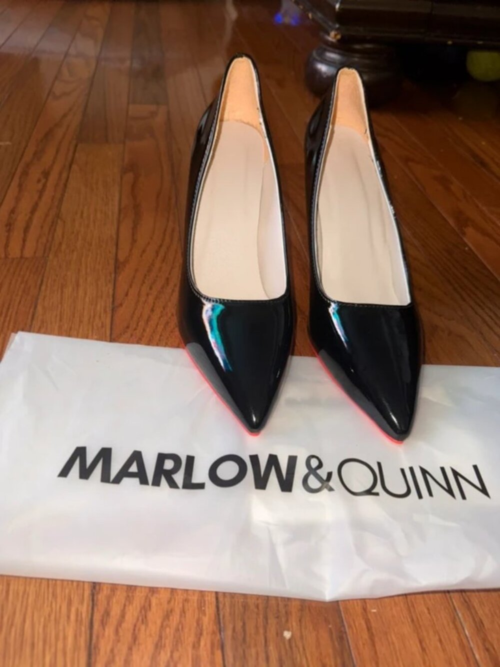 Red bottom shoes - Marlow Quinn